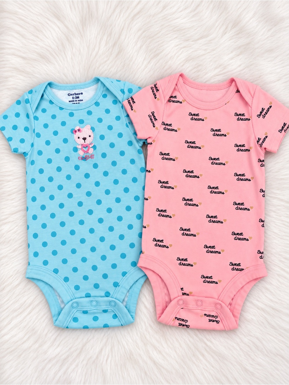2 Pack One-Piece Bodysuits